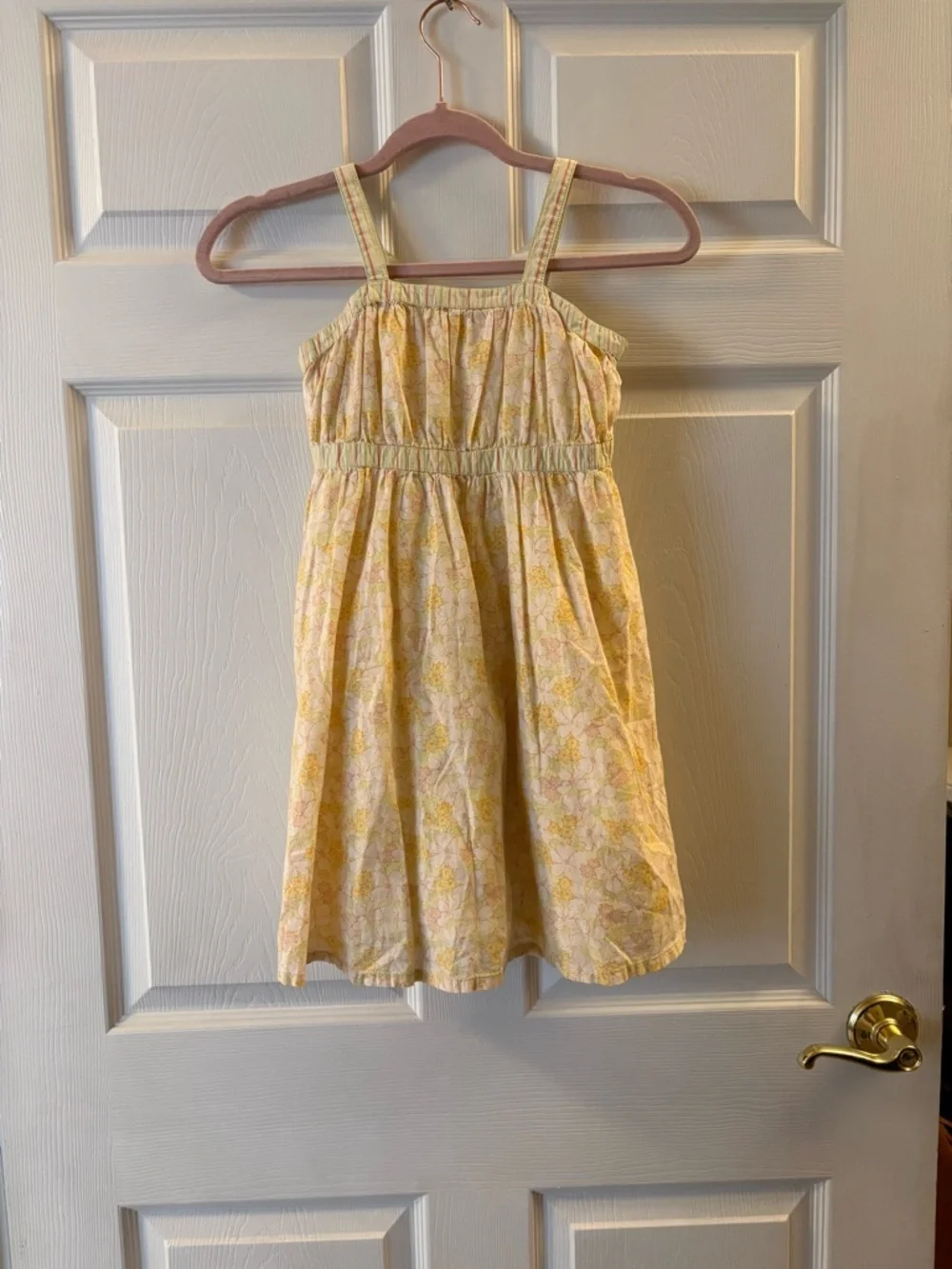 Vintage Gymboree Girls Yellow Floral Sundress